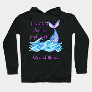 Anti-Social Mermaid Hoodie